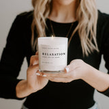 Relaxation Scented Soy Candle