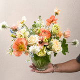 Designer Choice | Peach & Apricot Floral Arrangement