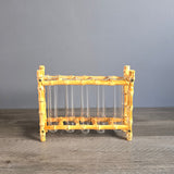 Basket Flower Arranger Vase