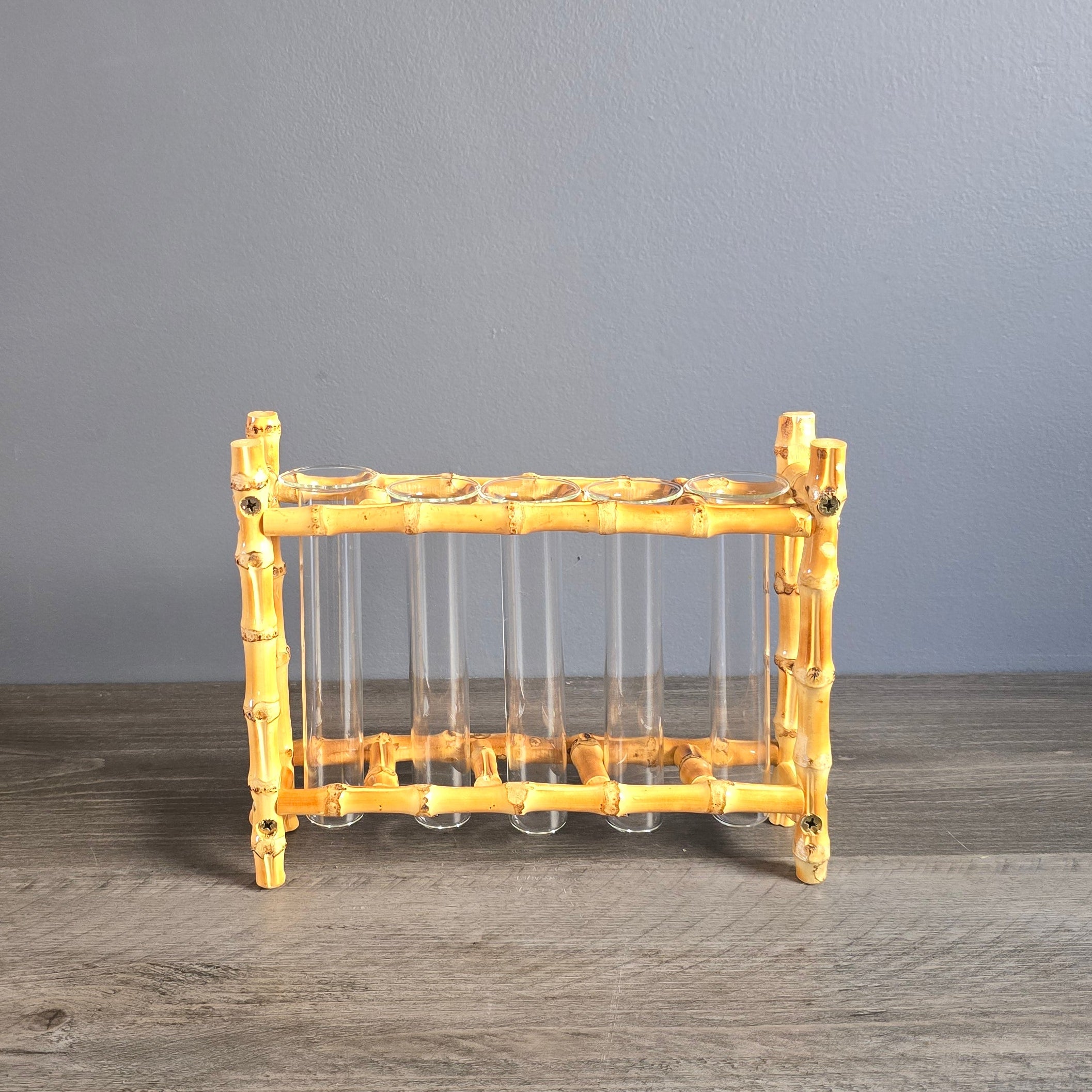 Basket Flower Arranger Vase