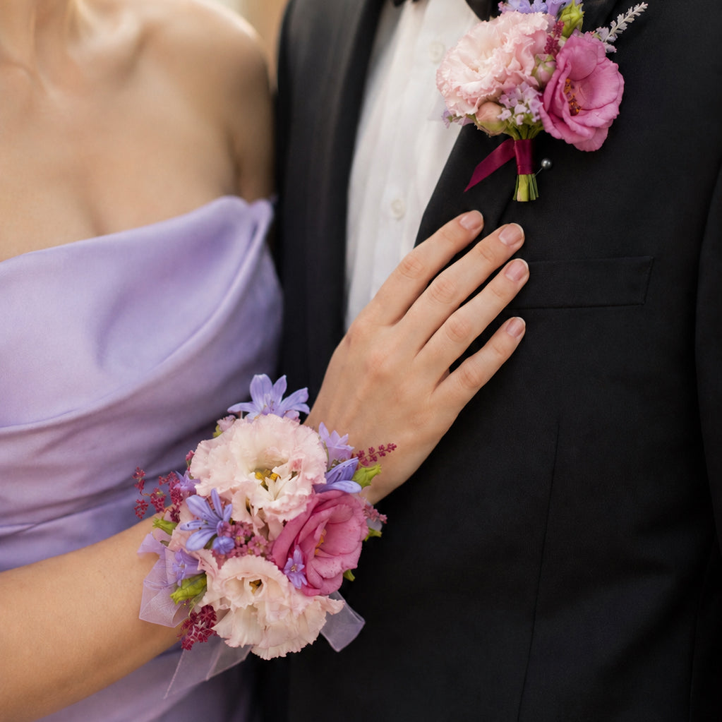 Lavender Floral Corsage