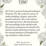 Botanical Cards by artist Zoe Cone
