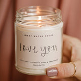Love You Scented Soy Candle