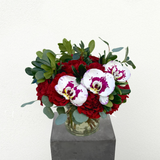 Romantic Roses with Orchids