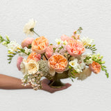 Designer Choice | Peach & Apricot Floral Arrangement
