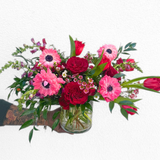 Designer Choice | Crimson & Rose Statement Arrangement